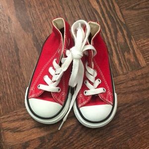Converse, toddler size 5, red